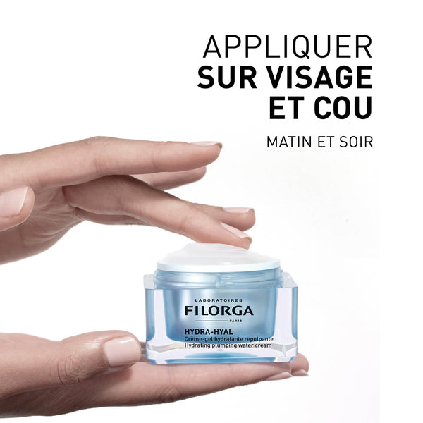 Visuel méthode d'application de HYDRA-HYAL CRÈME GEL