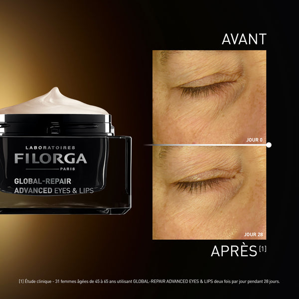 Visuel avant / après de GLOBAL-REPAIR ADVANCED EYES & LIPS