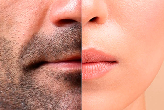 La peau des hommes et celle des femmes ont des points communs, mais aussi des différences.