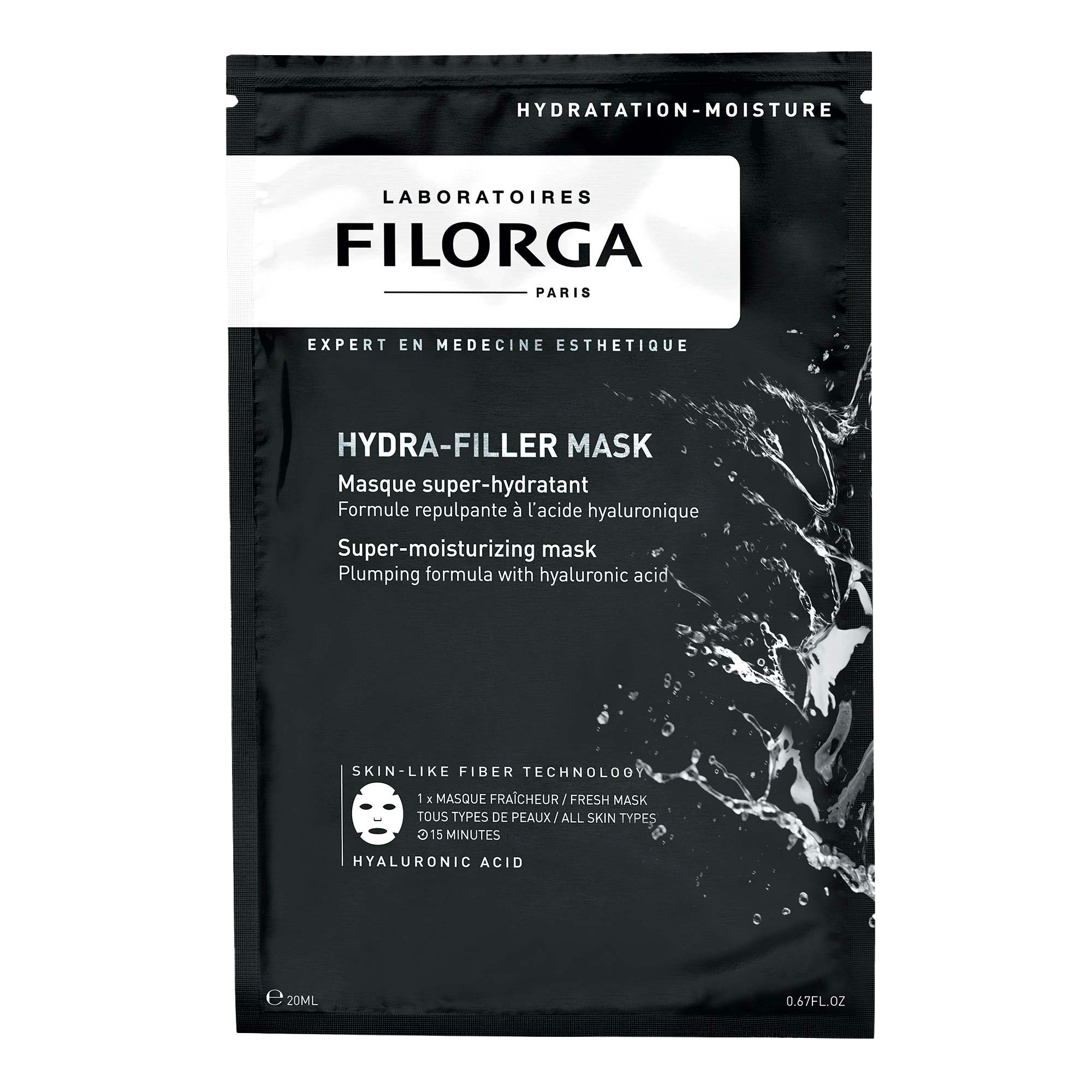 HYDRA-FILLER MASK Masque super-hydratant formule repulpante à l’acide hyaluronique