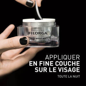 Visuel méthode d'application de NCEF-NIGHT MASK