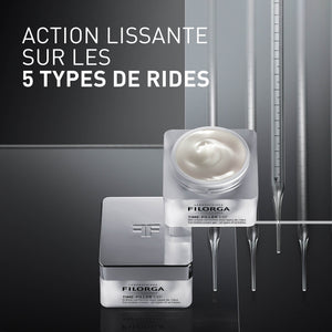 Visuel action sur les 5 types de rides de TIME FILLER GEL CREAM 5XP