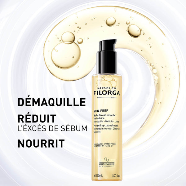 Visuel bénéfices utilisateur de SKIN PREP HUILE DEMAQUILLANTE 
