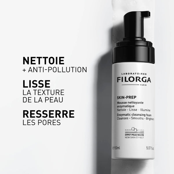 Visuel bénéfices de SKIN PREP MOUSSE NETTOYANTE ENZYMATIQUE