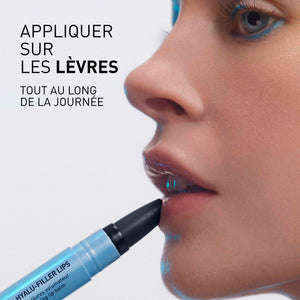 Visuel méthode d'application de HYALU-FILLER LIPS
