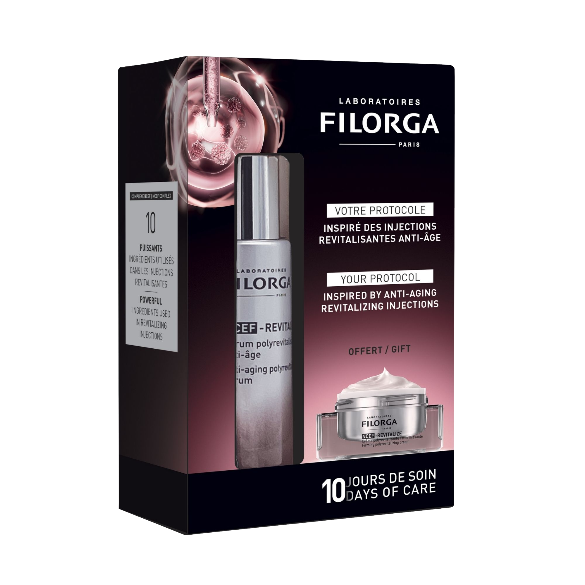 laboratoires filorga paris COPACK NCEF-REVITALIZE SÉRUM