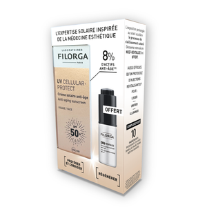 COFFRET UV CELLULAR-PROTECT VISAGE + NCEF REVITALIZE SÉRUM