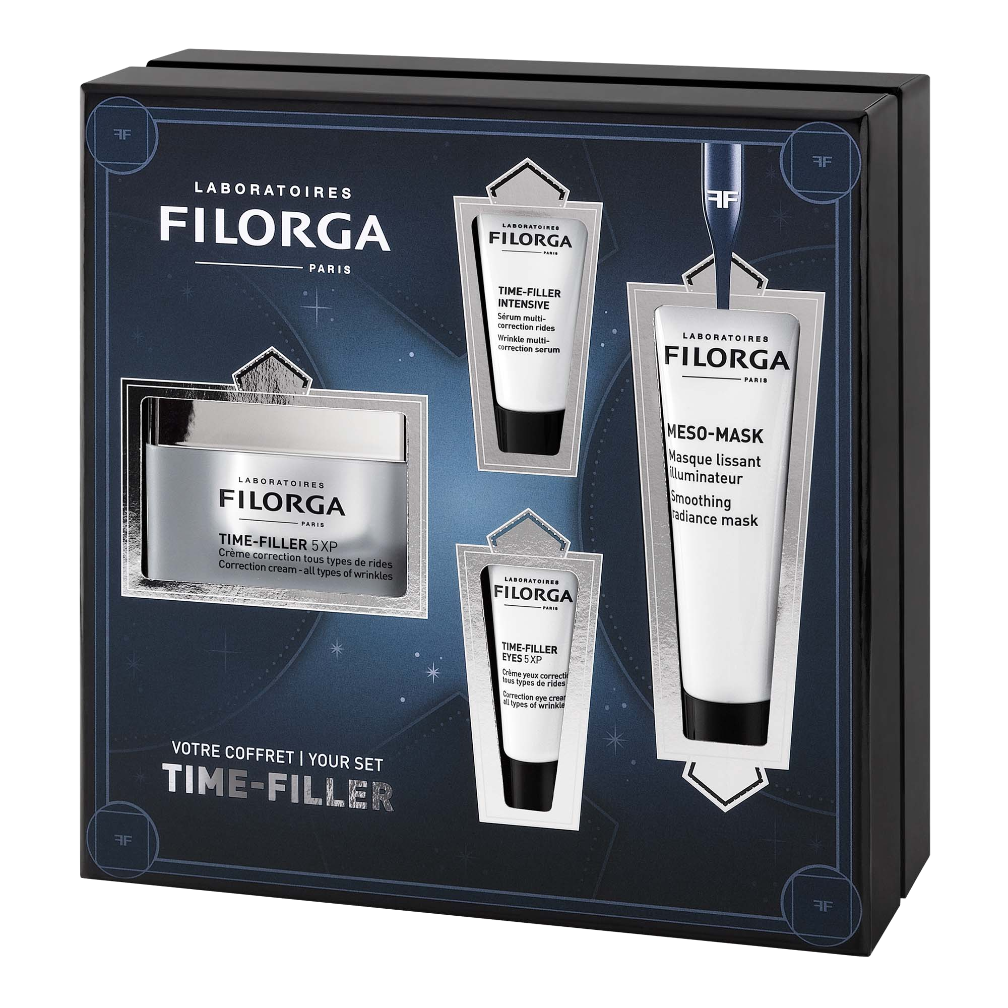 COFFRET CADEAU TIME-FILLER Les essentiels pour lisser les 5 types de rides
